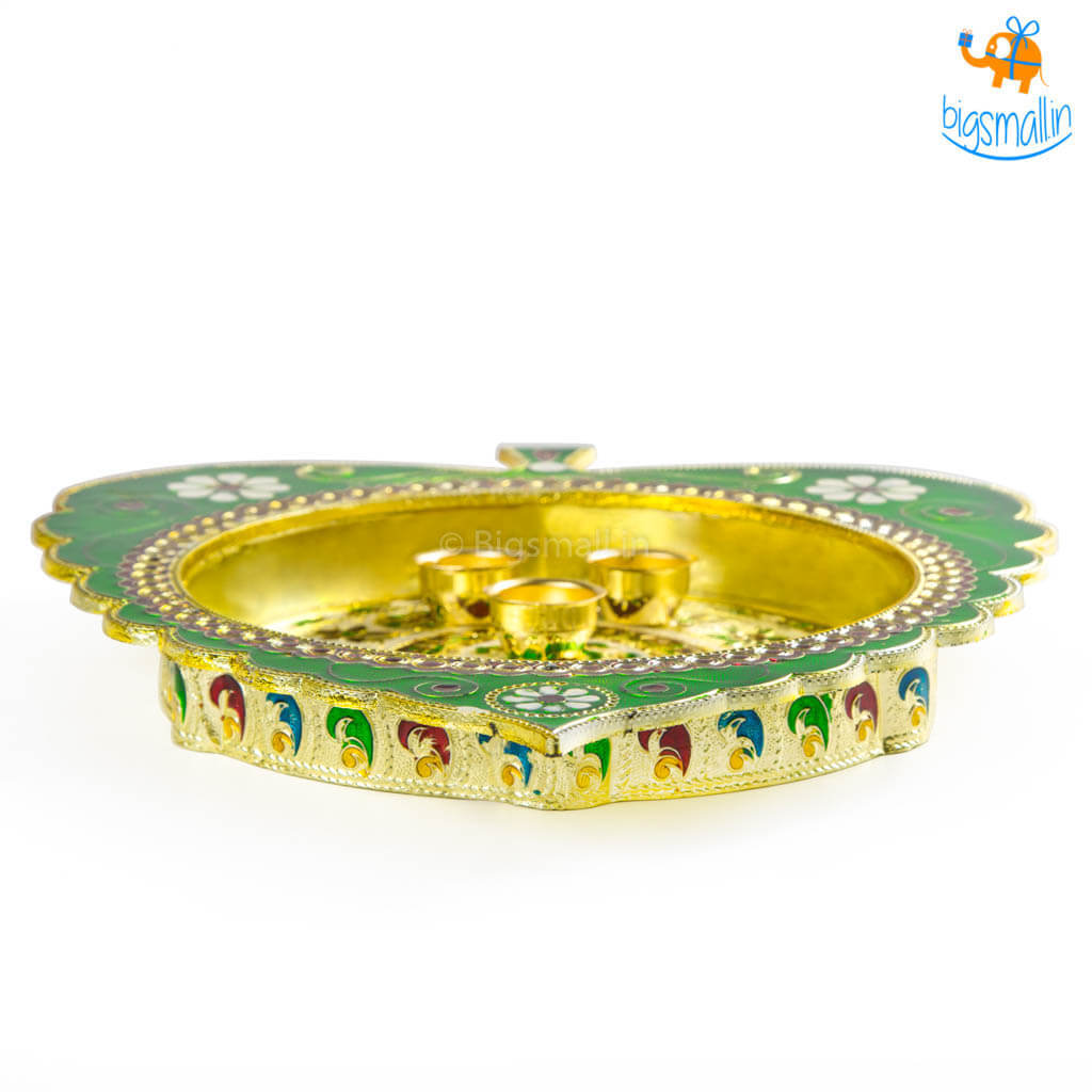 Handcrafted Artisan Pooja Plate