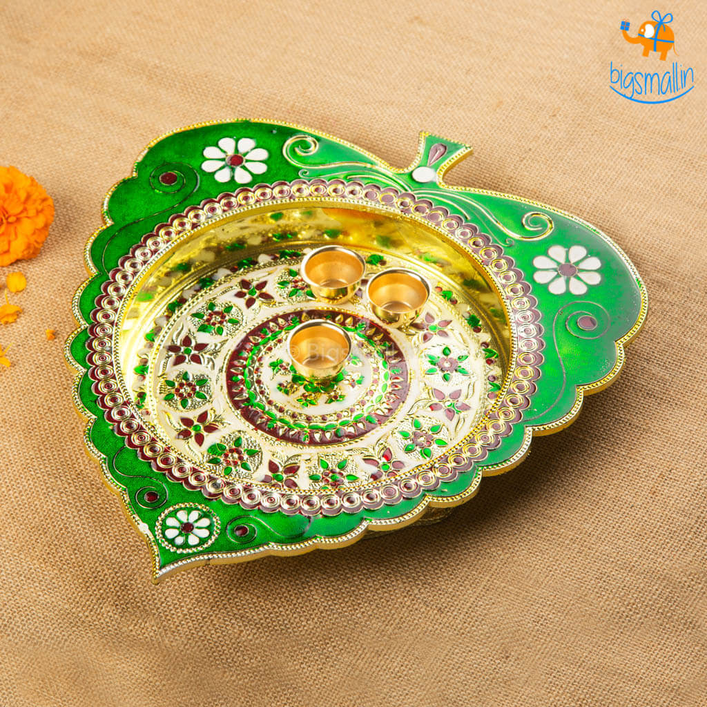 Handcrafted Artisan Pooja Plate