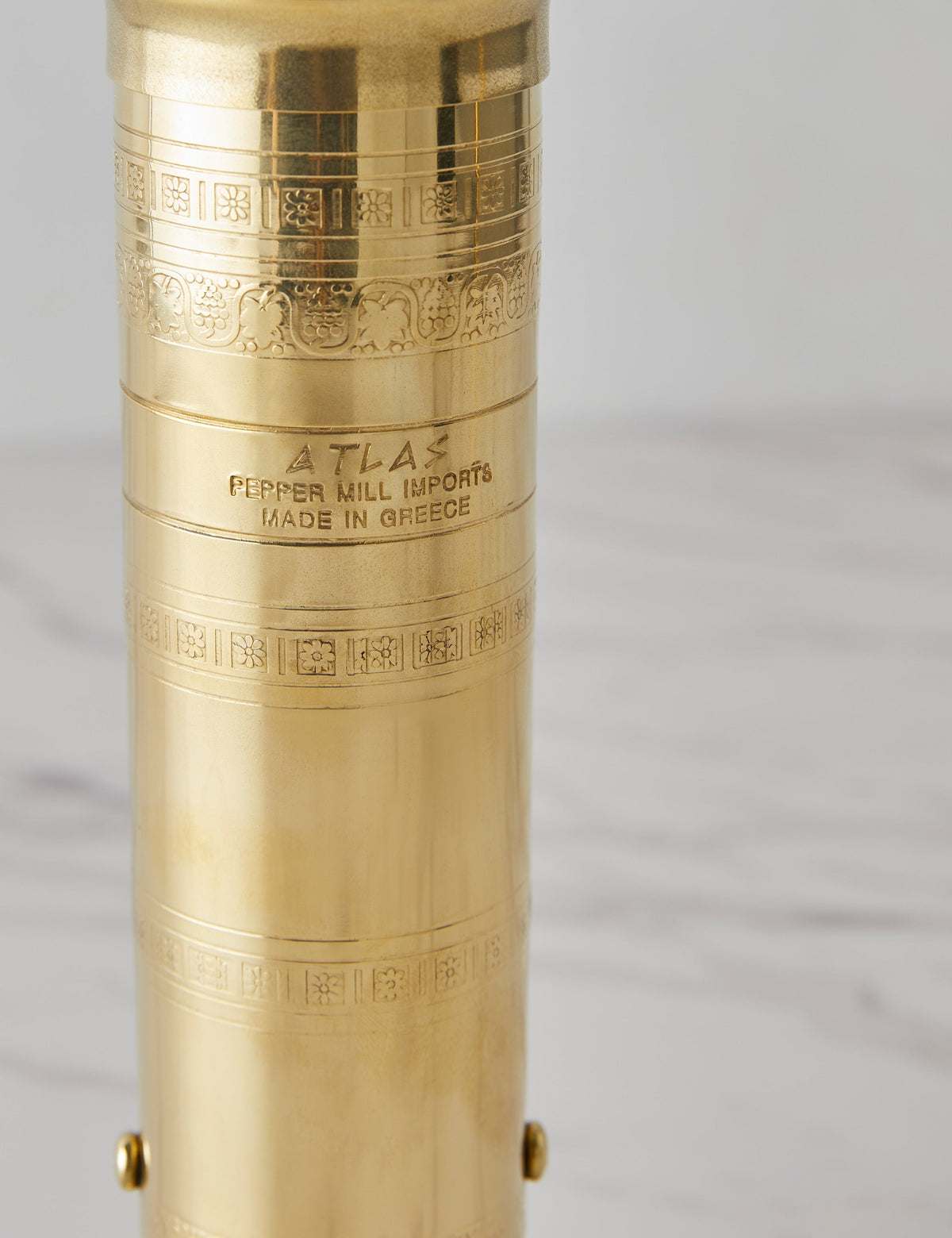Atlas Brass Pepper Mill