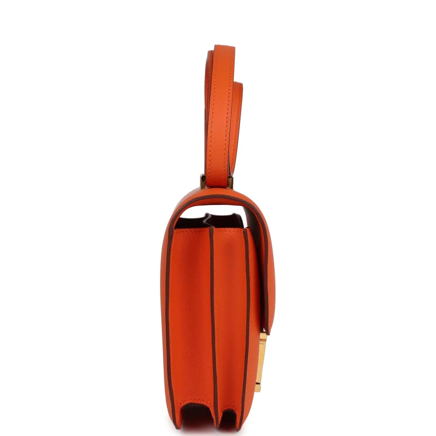 Hermès Constance 18 Orange Swift Gold Hardware