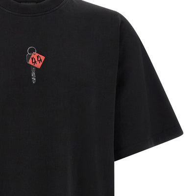 44 Label T-shirt With Padlock Print