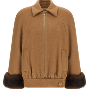 Valentino Garavani Fur Insert Caban