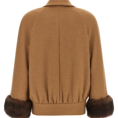 Valentino Garavani Fur Insert Caban