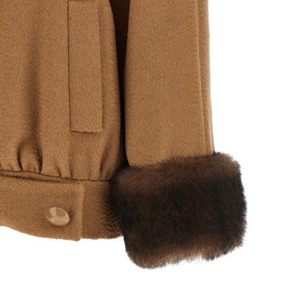 Valentino Garavani Fur Insert Caban
