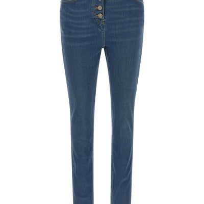 Valentino Garavani Lace Insert Jeans