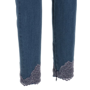 Valentino Garavani Lace Insert Jeans