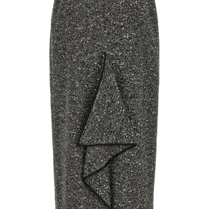 Valentino Garavani Chevron Bouclé Skirt