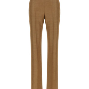 Valentino Garavani Textured Silk Wool Pants