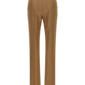 Valentino Garavani Textured Silk Wool Pants