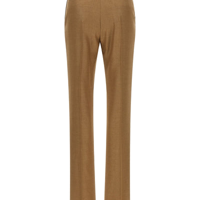 Valentino Garavani Textured Silk Wool Pants
