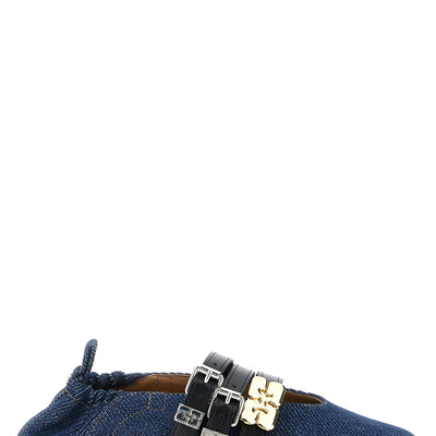 Ganni Sue Triple Ballet Flats