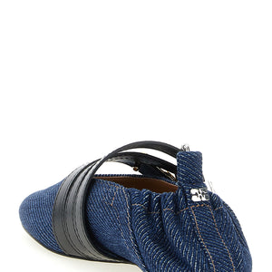 Ganni Sue Triple Ballet Flats