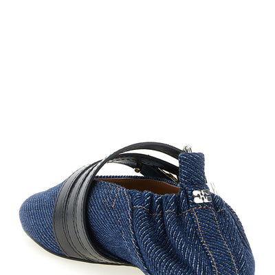 Ganni Sue Triple Ballet Flats
