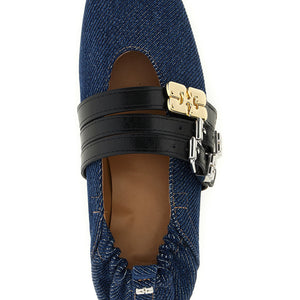 Ganni Sue Triple Ballet Flats