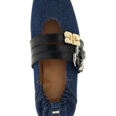 Ganni Sue Triple Ballet Flats