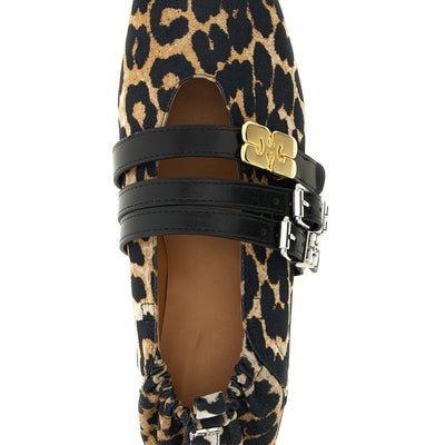 Ganni Sue Triple Ballet Flats