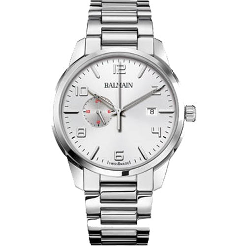 Balmain Madrigal Gmt 24H Silver Dial Men 42mm