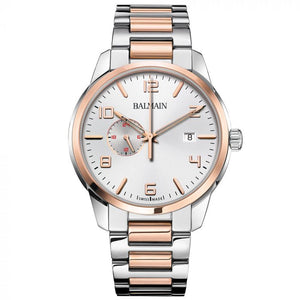 Balmain Madrigal Gmt 24H Silver Dial Men 42mm