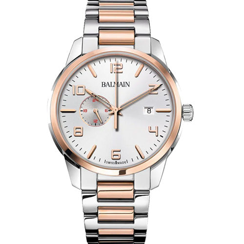 Balmain Madrigal Gmt 24H Silver Dial Men 42mm