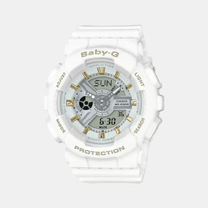 Baby-G Unisex Quartz White Dial Analog Resin Watch B160