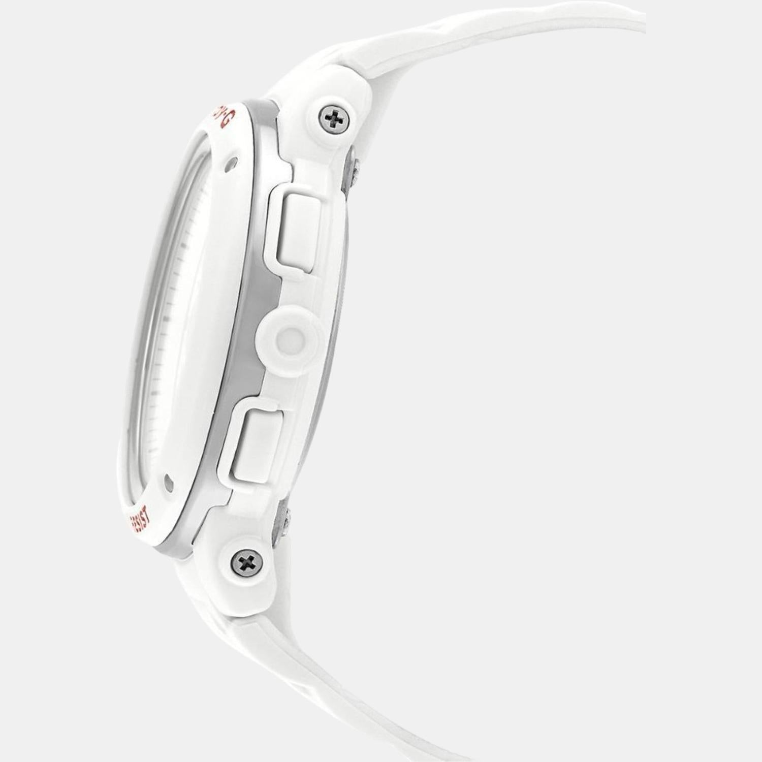 Baby-G Unisex Quartz White Dial Analog Resin Watch B164