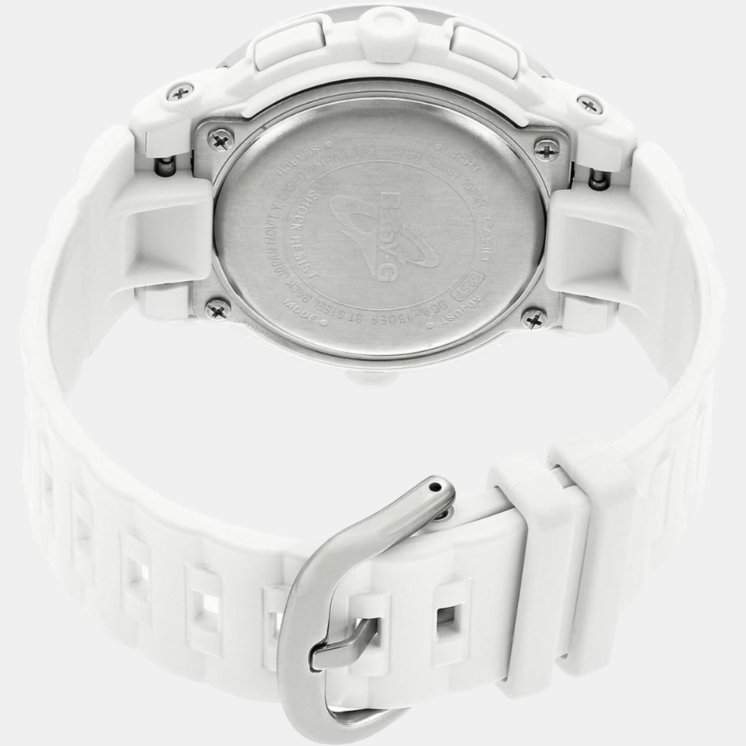 Baby-G Unisex Quartz White Dial Analog Resin Watch B164