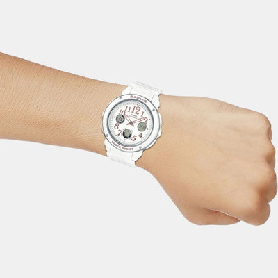 Baby-G Unisex Quartz White Dial Analog Resin Watch B164