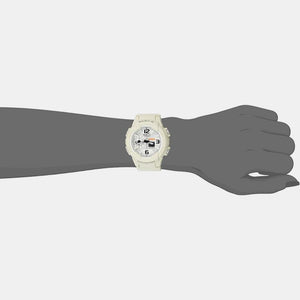 Baby-G Unisex Quartz White Dial Analog-Digital Resin Watch B173