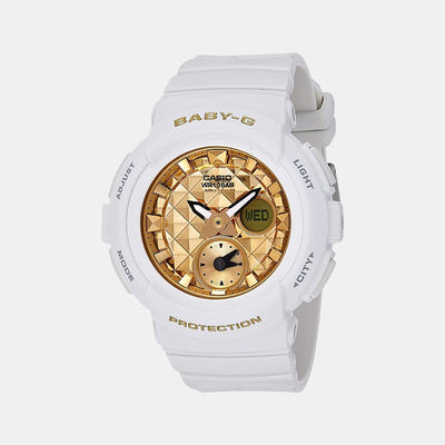 Baby-G Unisex Quartz Gold Dial Analog-Digital Resin Watch B183