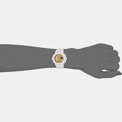 Baby-G Unisex Quartz Gold Dial Analog-Digital Resin Watch B183