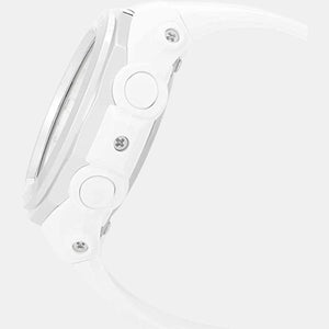 Baby-G Women Quartz Silver Dial Analog-Digital Resin Watch B191