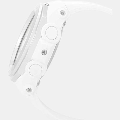 Baby-G Women Quartz Silver Dial Analog-Digital Resin Watch B191