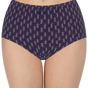 Printed High Rise Full Brief (Pack of 3)