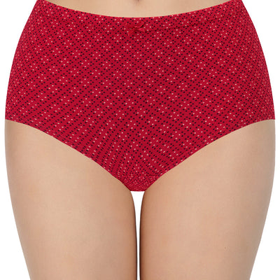 Printed High Rise Full Brief (Pack of 3)
