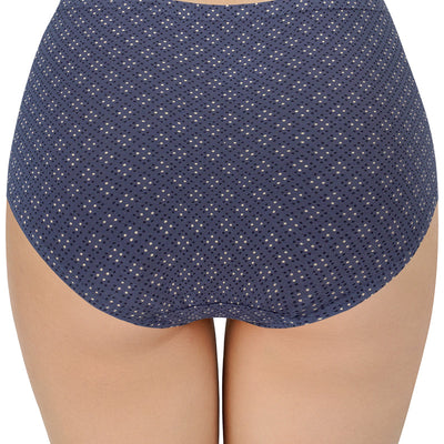 Printed High Rise Full Brief (Pack of 3)
