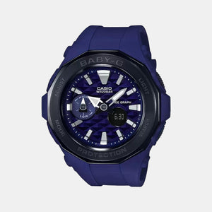 Baby-G Women Quartz Blue Dial Analog Resin Watch B194