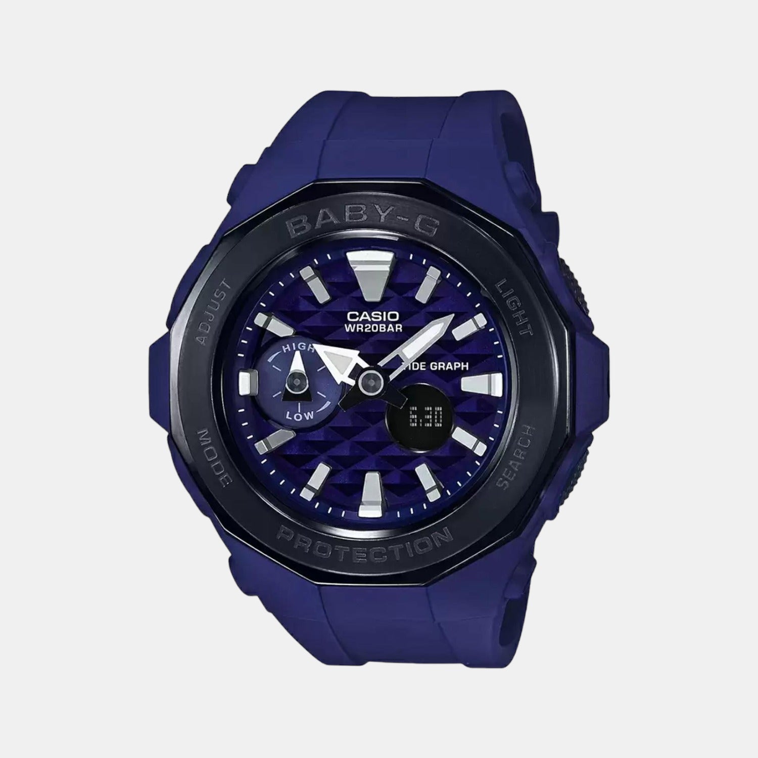 Baby-G Women Quartz Blue Dial Analog Resin Watch B194