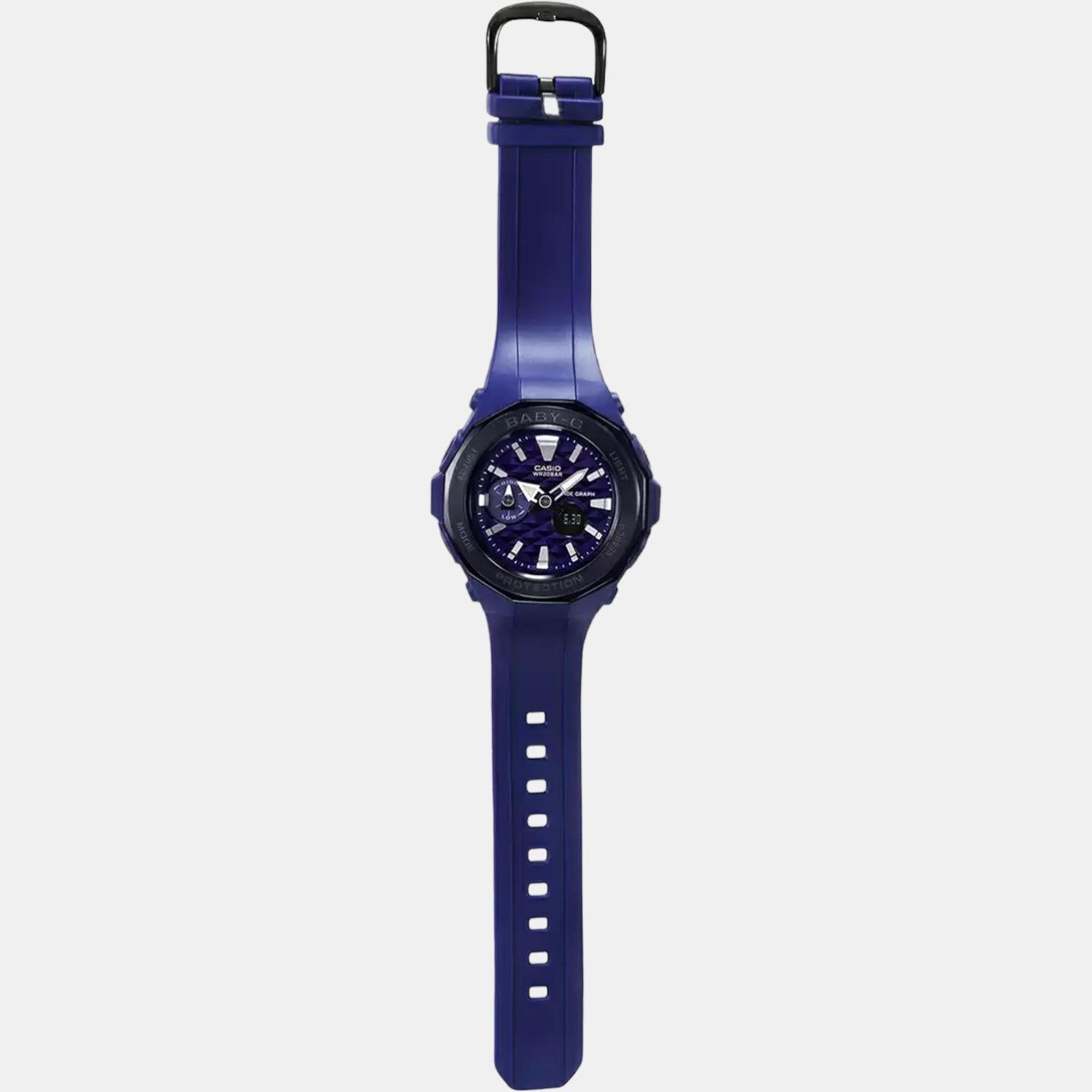Baby-G Women Quartz Blue Dial Analog Resin Watch B194
