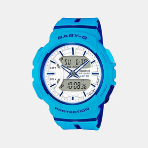 Baby-G Women Quartz White Dial Analog-Digital Resin Watch B197
