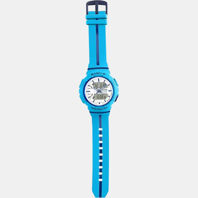 Baby-G Women Quartz White Dial Analog-Digital Resin Watch B197