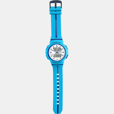 Baby-G Women Quartz White Dial Analog-Digital Resin Watch B197
