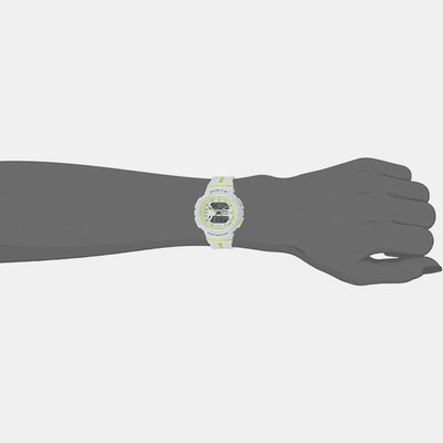 Baby-G Women Quartz White Dial Analog Resin Watch B198