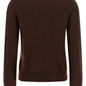 Ballantyne Crewneck Sweater With Diamond Intarsia