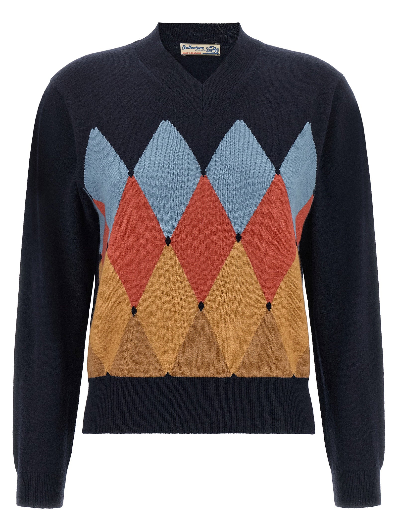 Ballantyne Argyle V-knit