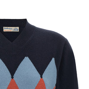 Ballantyne Argyle V-knit