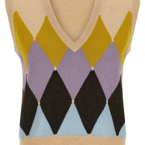 Ballantyne New Diamond Vest Argyle