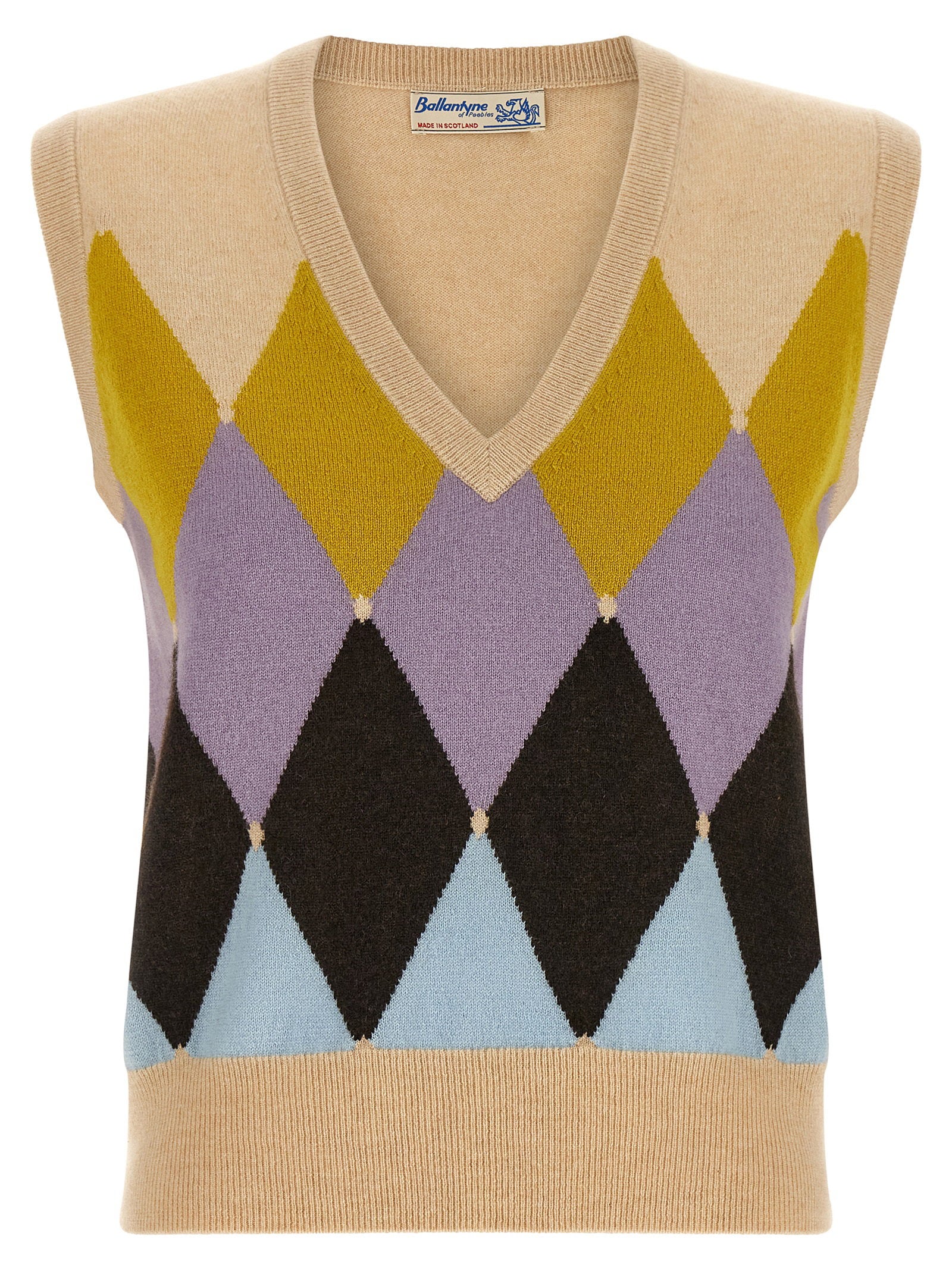 Ballantyne New Diamond Vest Argyle