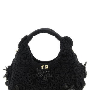 Ganni Mini Hobo Crochet Handbag
