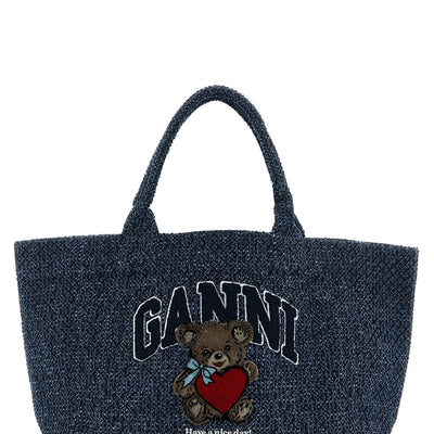 Ganni Medium Bear Shopping Bag