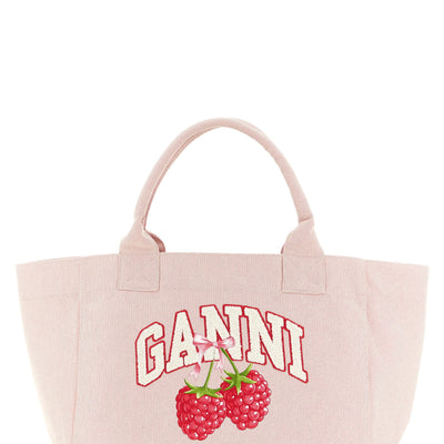 Ganni Medium Raspberry Shopping Bag